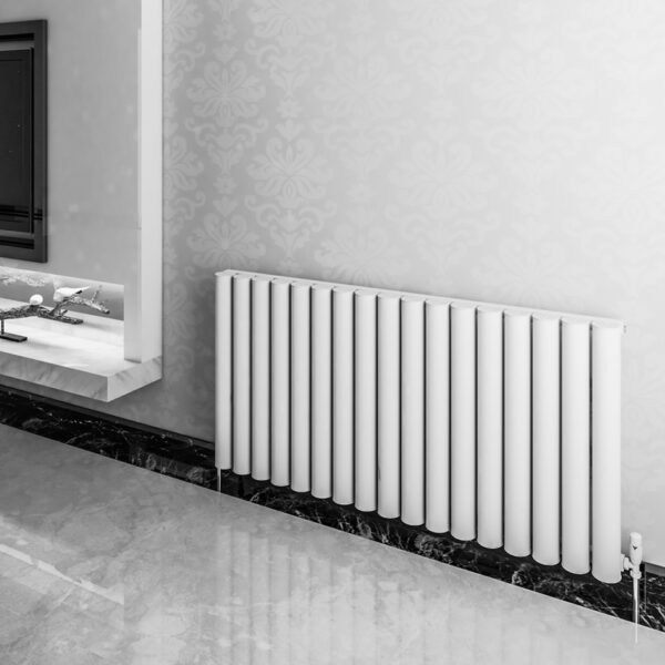 Vito Aluminium Designer Radiator | White | Anthracite | Vaporo Solutions | Ireland