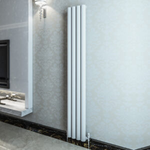 Vito Aluminium Designer Radiator | White | Anthracite | Vaporo Solutions | Ireland
