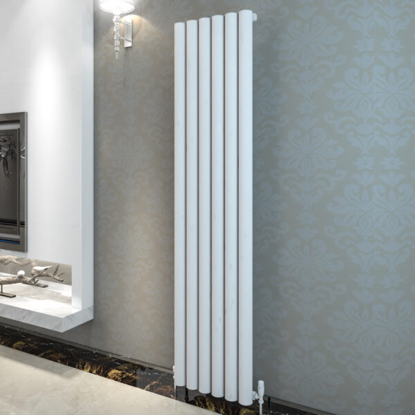 Vito Aluminium Designer Radiator | White | Anthracite | Vaporo Solutions | Ireland