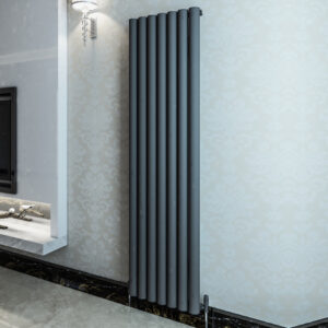 Vito Aluminium Designer Radiator | White | Anthracite | Vaporo Solutions | Ireland
