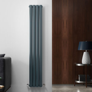 Nika Steel Radiator | White | Anthracite | Vaporo Solutions | Ireland