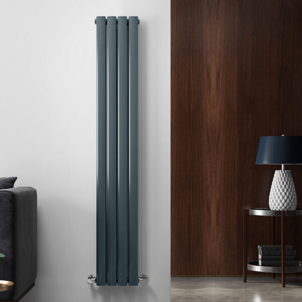Nika Steel Radiator | White | Anthracite | Vaporo Solutions | Ireland