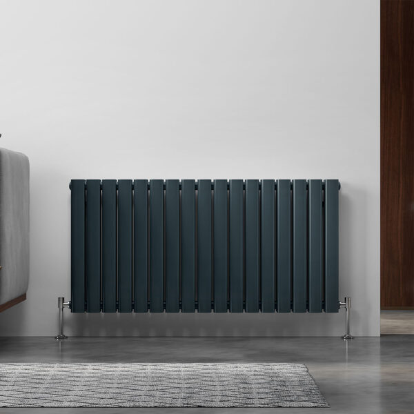 Nika Steel Radiator | White | Anthracite | Vaporo Solutions | Ireland