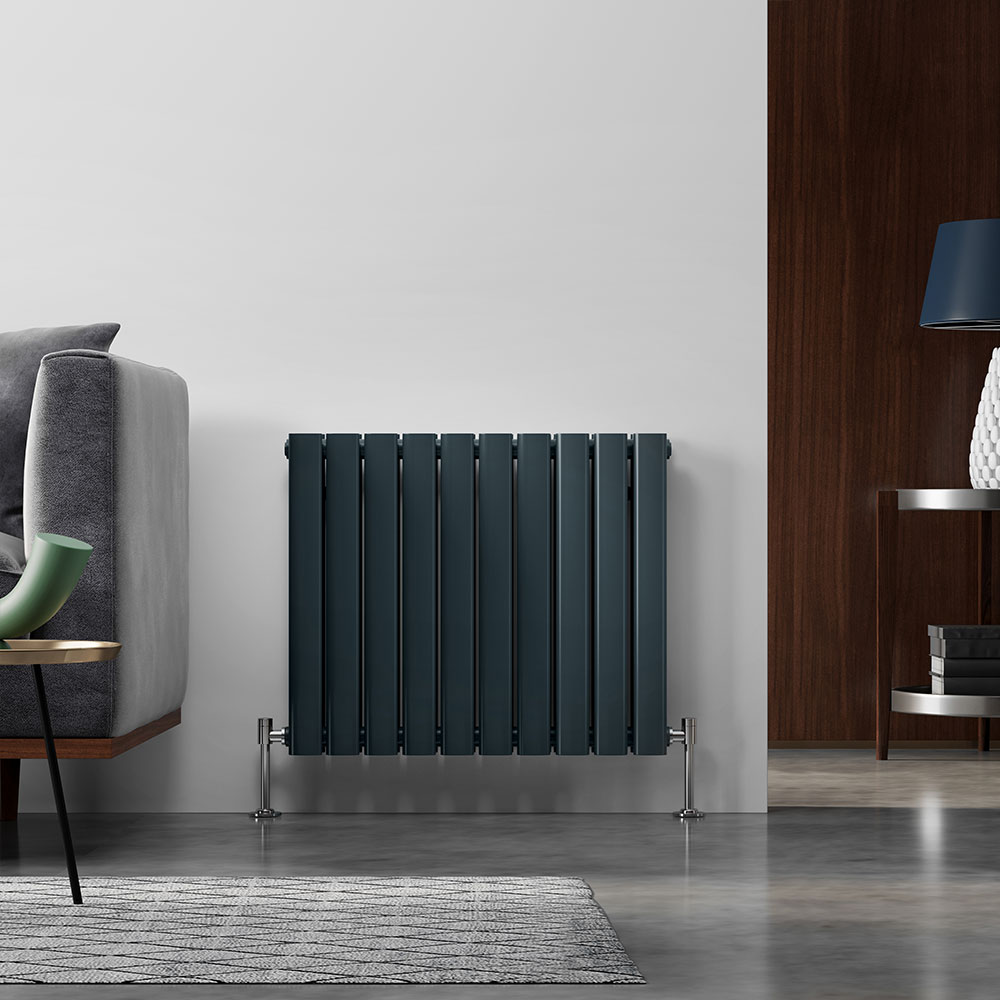 Nika Steel Radiator | White | Anthracite | Vaporo Solutions | Ireland