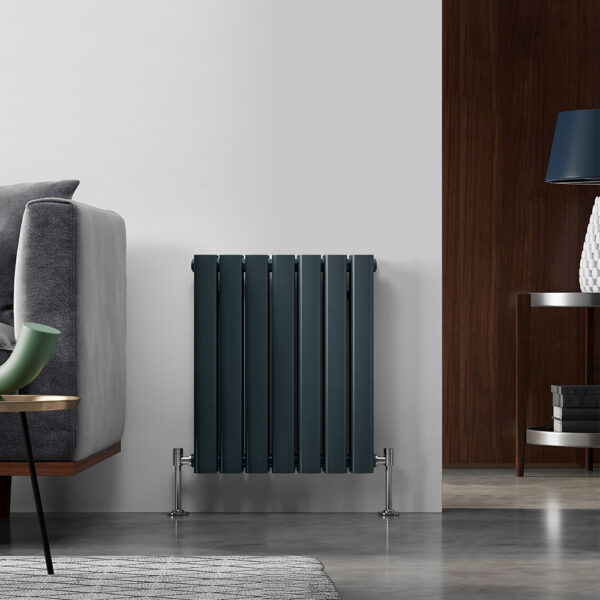 Nika Steel Radiator | White | Anthracite | Vaporo Solutions | Ireland