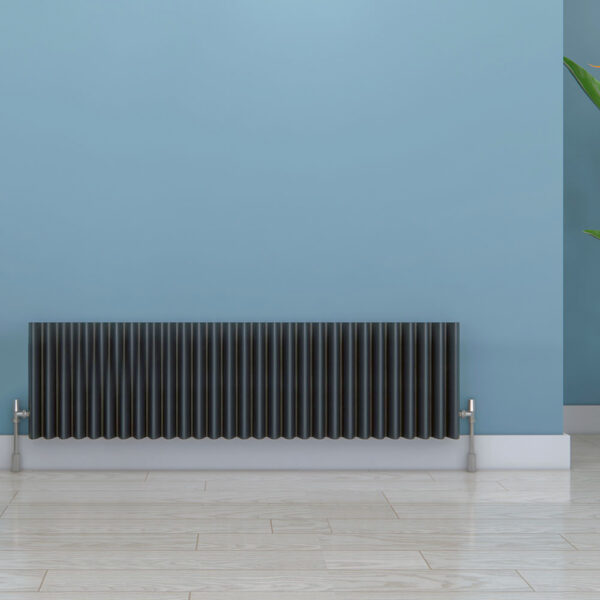 Valerio Aluminium Designer Radiator | White | Anthracite | Vaporo Solutions | Ireland