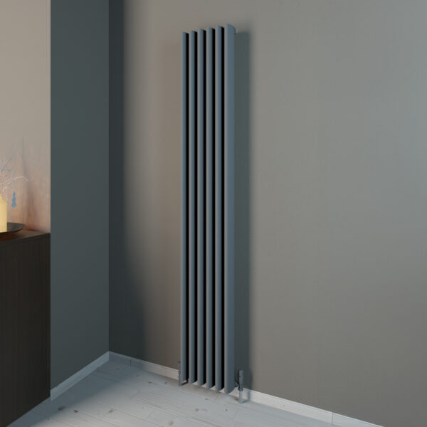 Valerio Aluminium Designer Radiator | White | Anthracite | Vaporo Solutions | Ireland