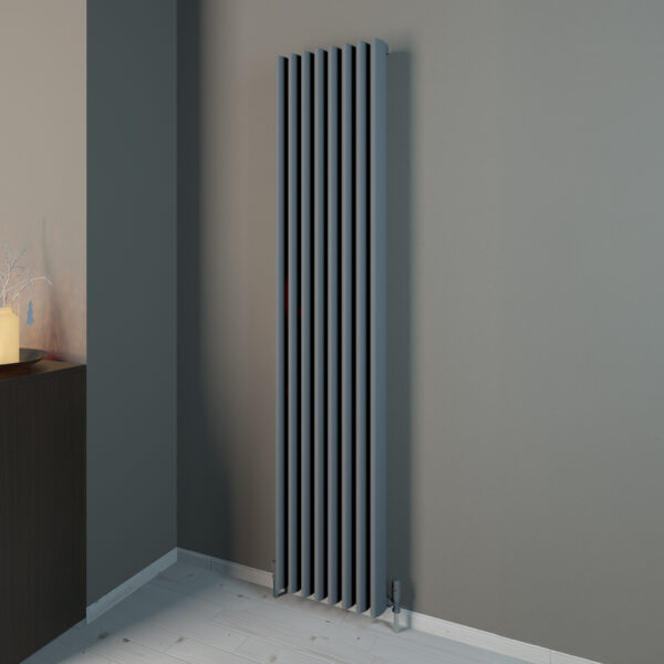 Valerio Aluminium Designer Radiator | White | Anthracite | Vaporo Solutions | Ireland