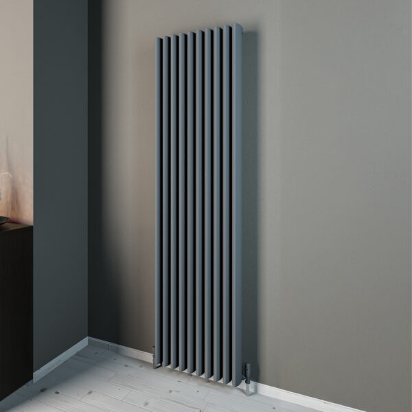 Valerio Aluminium Designer Radiator | White | Anthracite | Vaporo Solutions | Ireland