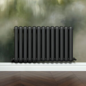 Circa anthracite 2 column designer radiator | Vaporo Solutions Ireland